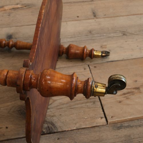 19TH CENTURY SATIN BIRCH 3 TIER WHATNOT - ADDITIONAL PHOTO 5