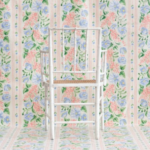 19TH CENTURY FAUX BAMBOO ARMCHAIR IN LATER PAINT - ADDITIONAL PHOTO 4