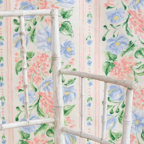 19TH CENTURY FAUX BAMBOO ARMCHAIR IN LATER PAINT - ADDITIONAL PHOTO 6