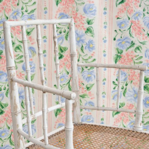 19TH CENTURY FAUX BAMBOO ARMCHAIR IN LATER PAINT - ADDITIONAL PHOTO 7