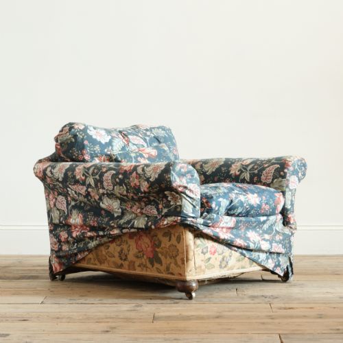 LARGE DEEP SEATED COUNTRY HOUSE ARMCHAIR - ADDITIONAL PHOTO 5