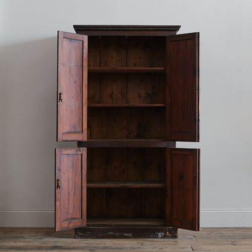 20TH CENTURY SCRATCH BUILT PINE CUPBOARD - ADDITIONAL PHOTO 3
