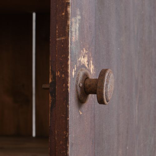 20TH CENTURY SCRATCH BUILT PINE CUPBOARD - ADDITIONAL PHOTO 9
