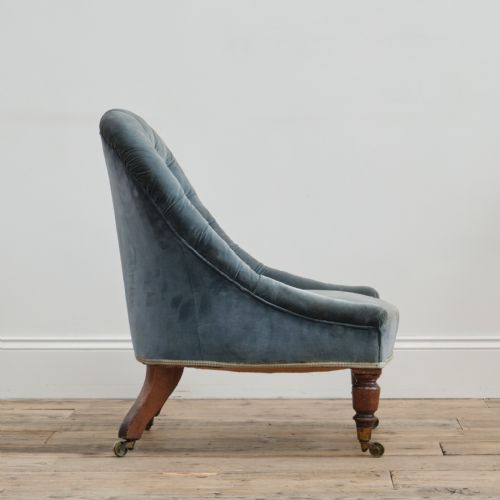 19TH CENTURY SLIPPER CHAIR IN THE MANNER OF GILLOWS - ADDITIONAL PHOTO 3