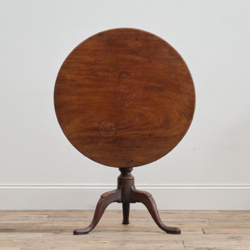 GEORGE III MAHOGANY TILT TOP TABLE - ADDITIONAL PHOTO 1