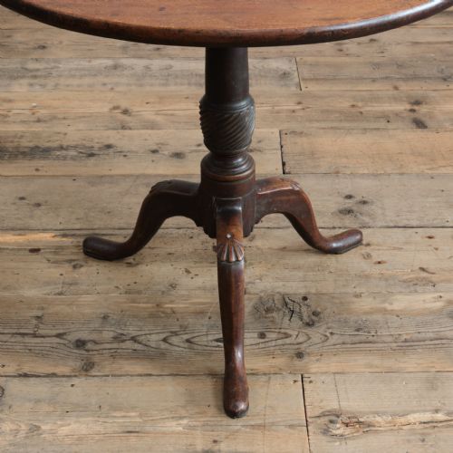 GEORGE III MAHOGANY TILT TOP TABLE - ADDITIONAL PHOTO 3