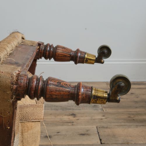 PAIR OF REGENCY SIMULATED ROSEWOOD SLIPPER SIDE CHAIRS - ADDITIONAL PHOTO 5