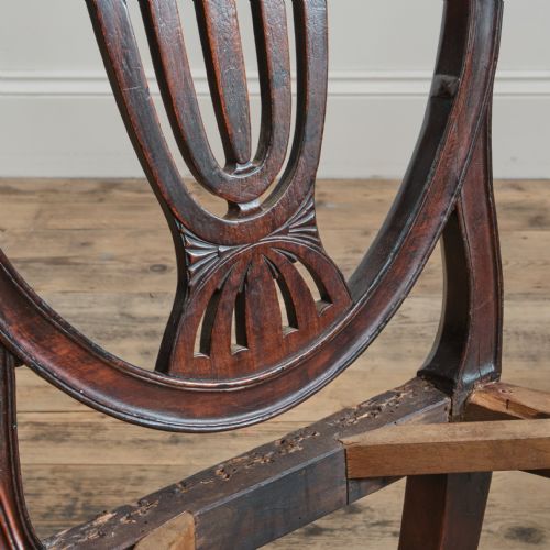 PAIR OF GEORGE III HEPPELWHITE MAHOGANY CARVER CHAIRS - ADDITIONAL PHOTO 10