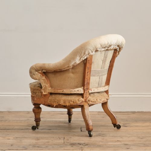 HINDLEY SONS BEDROOM ARMCHAIR C1860 - ADDITIONAL PHOTO 3