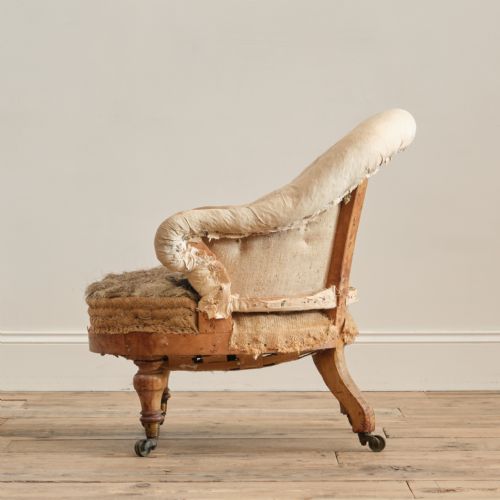 HINDLEY SONS BEDROOM ARMCHAIR C1860 - ADDITIONAL PHOTO 4
