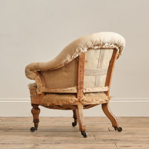HINDLEY SONS BEDROOM ARMCHAIR C1860 - ADDITIONAL PHOTO 6