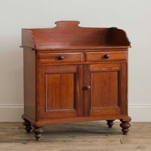 19TH CENTURY PITCH PINE WASHSTAND - ADDITIONAL PHOTO 1