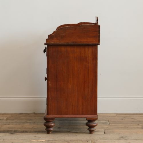 19TH CENTURY PITCH PINE WASHSTAND - ADDITIONAL PHOTO 4