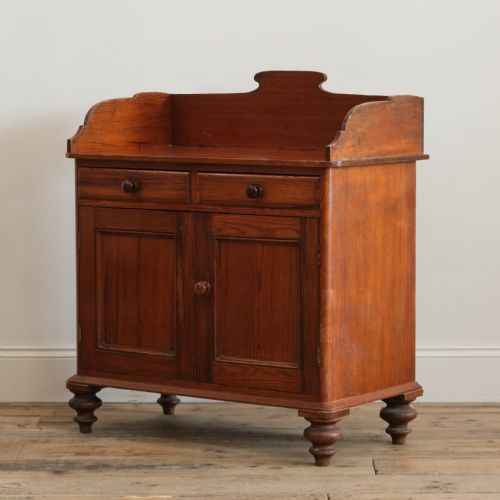 19TH CENTURY PITCH PINE WASHSTAND - ADDITIONAL PHOTO 6