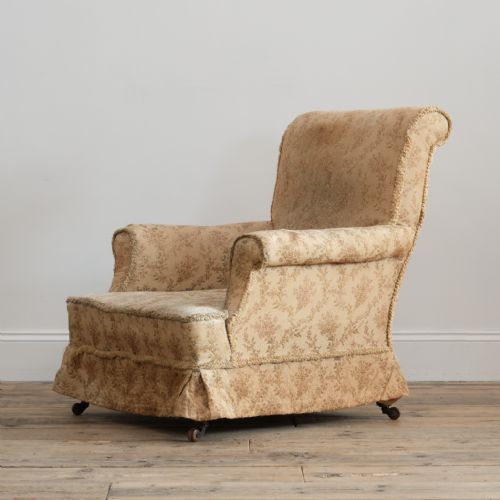 19TH CENTURY HOWARD STYLE COUNTRY HOUSE ARMCHAIR - ADDITIONAL PHOTO 2
