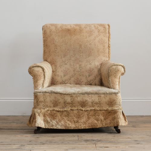 19TH CENTURY HOWARD STYLE COUNTRY HOUSE ARMCHAIR - ADDITIONAL PHOTO 3