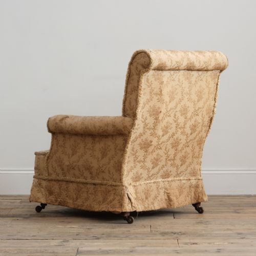 19TH CENTURY HOWARD STYLE COUNTRY HOUSE ARMCHAIR - ADDITIONAL PHOTO 6