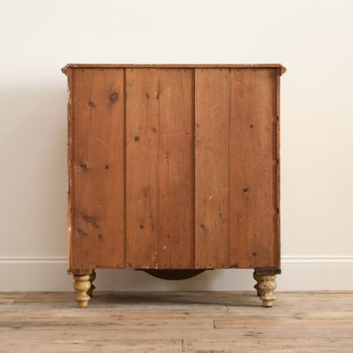 19TH CENTURY PINE CHEST OF DRAWERS IN ORIGINAL PAINT - ADDITIONAL PHOTO 3