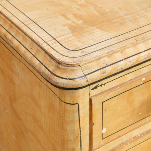 19TH CENTURY PINE CHEST OF DRAWERS IN ORIGINAL PAINT - ADDITIONAL PHOTO 13