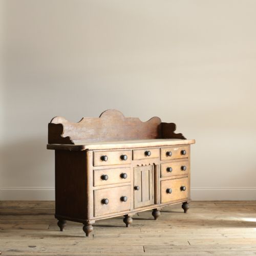 19TH CENTURY KITCHEN DRESSER IN ORIGINAL PAINT - ADDITIONAL PHOTO 1