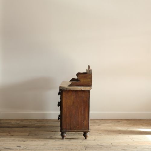 19TH CENTURY KITCHEN DRESSER IN ORIGINAL PAINT - ADDITIONAL PHOTO 5