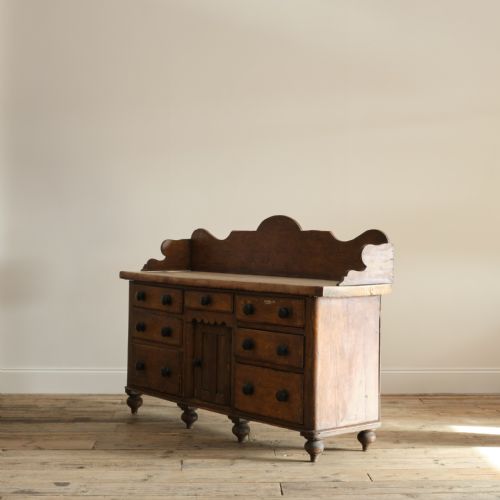 19TH CENTURY KITCHEN DRESSER IN ORIGINAL PAINT - ADDITIONAL PHOTO 6