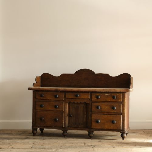 19TH CENTURY KITCHEN DRESSER IN ORIGINAL PAINT - ADDITIONAL PHOTO 7