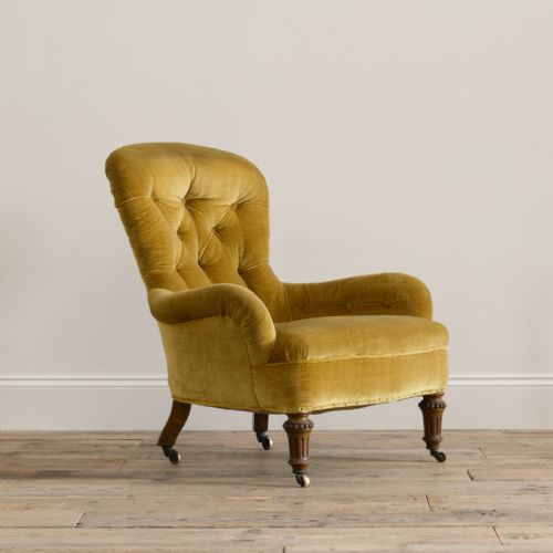 19TH CENTURY GILLOWS IRON BACK ARMCHAIR - ADDITIONAL PHOTO 2