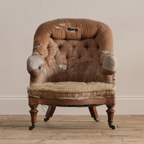 19TH CENTURY COUNTRY HOUSE ARMCHAIR ATTR' TO GILLOWS - ADDITIONAL PHOTO 1