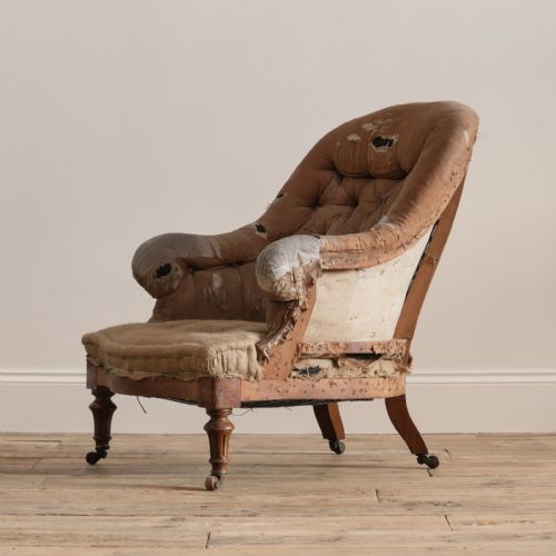 19TH CENTURY COUNTRY HOUSE ARMCHAIR ATTR' TO GILLOWS - ADDITIONAL PHOTO 4