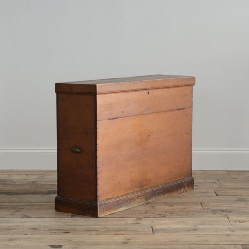 19TH CENTURY PINE PLAN BOX - ADDITIONAL PHOTO 1