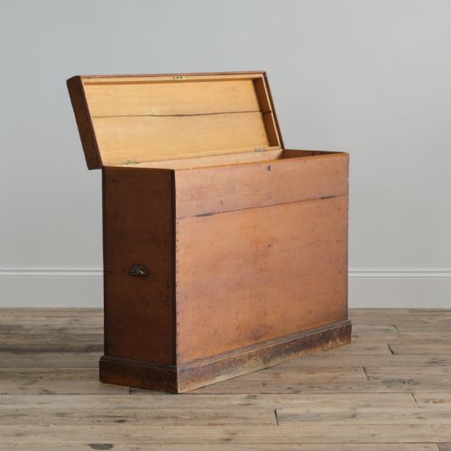 19TH CENTURY PINE PLAN BOX - ADDITIONAL PHOTO 2