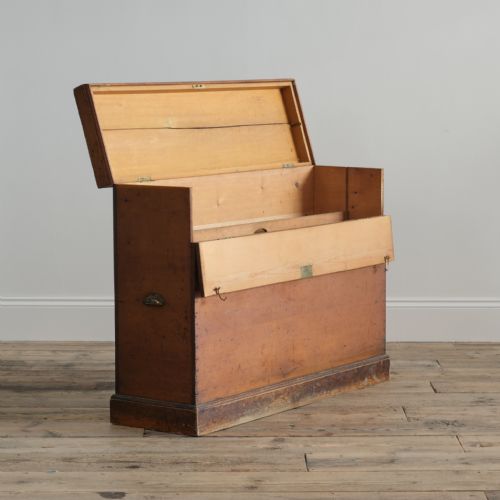 19TH CENTURY PINE PLAN BOX - ADDITIONAL PHOTO 3