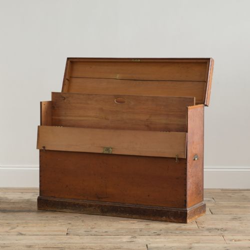 19TH CENTURY PINE PLAN BOX - ADDITIONAL PHOTO 4