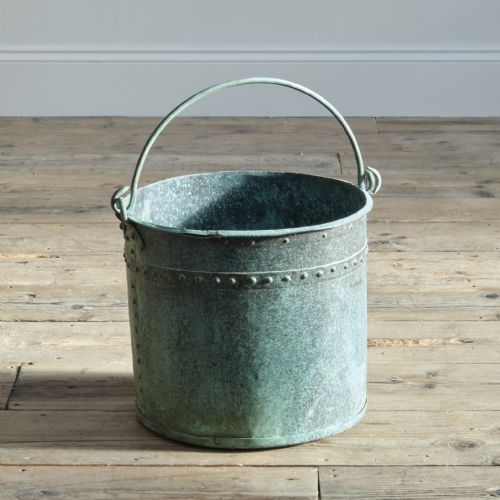 19TH CENTURY RIVETED COPPER BUCKET - ADDITIONAL PHOTO 1