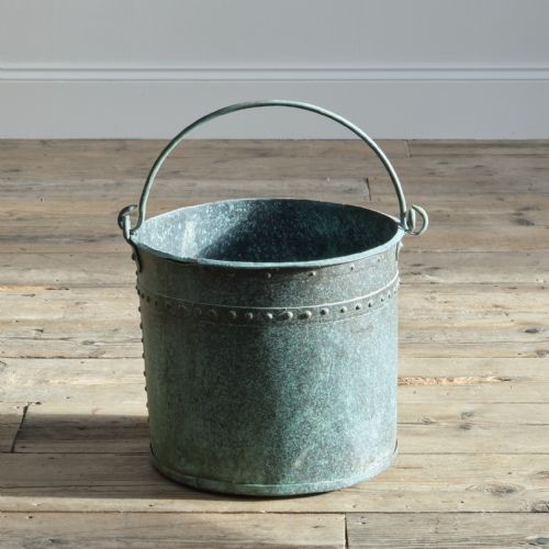 19TH CENTURY RIVETED COPPER BUCKET - ADDITIONAL PHOTO 2