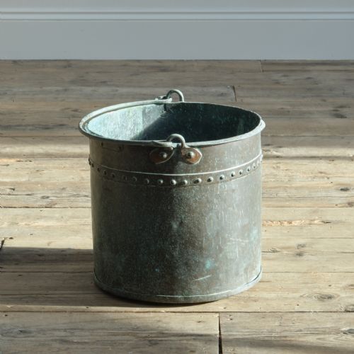 19TH CENTURY RIVETED COPPER BUCKET - ADDITIONAL PHOTO 3