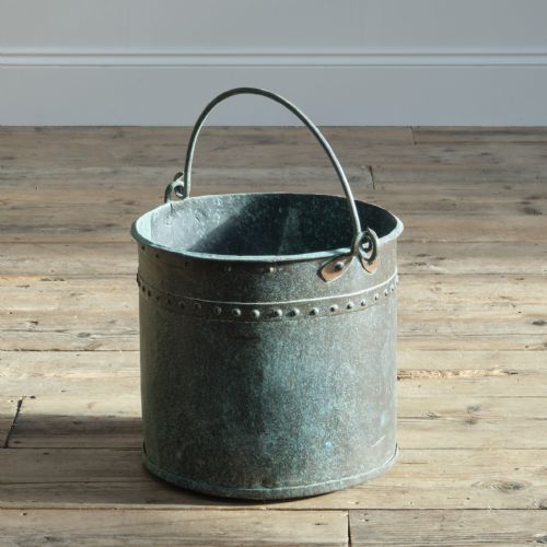 19TH CENTURY RIVETED COPPER BUCKET - ADDITIONAL PHOTO 4