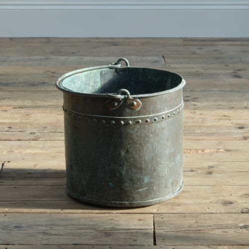 19TH CENTURY RIVETED COPPER BUCKET - ADDITIONAL PHOTO 5