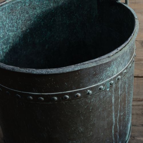 19TH CENTURY RIVETED COPPER BUCKET - ADDITIONAL PHOTO 8