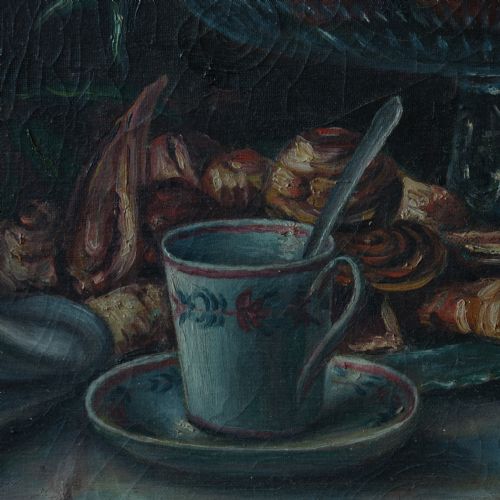 STILL LIFE OIL ON CANVAS - ADDITIONAL PHOTO 7
