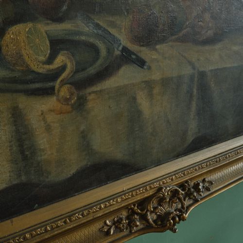 LARGE 19TH CENTURY DUTCH STILL LIFE DEAD GAME PAINTING - ADDITIONAL PHOTO 3