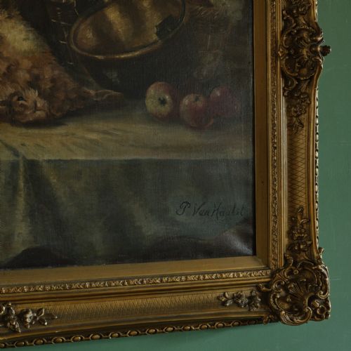 LARGE 19TH CENTURY DUTCH STILL LIFE DEAD GAME PAINTING - ADDITIONAL PHOTO 4