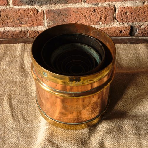 A RARE SET OF 9 COPPER AND BRASS SEER MEASURES - ADDITIONAL PHOTO 3