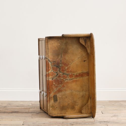 19TH CENTURY PINE WASHSTAND CHEST OF DRAWERS IN ORIGINAL PAINT - ADDITIONAL PHOTO 5