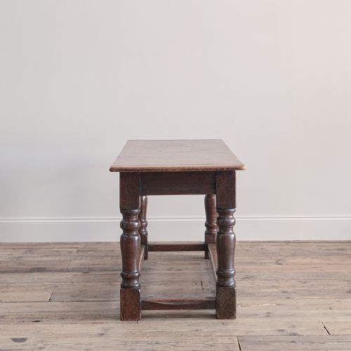 MID 19TH CENTURY OAK REFECTORY TABLE - ADDITIONAL PHOTO 2