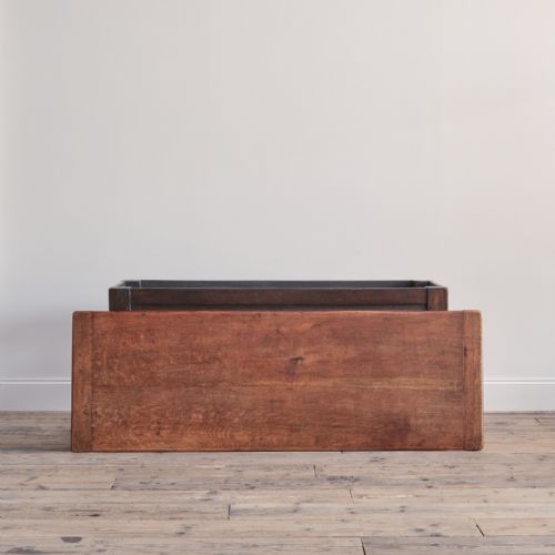 MID 19TH CENTURY OAK REFECTORY TABLE - ADDITIONAL PHOTO 4