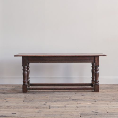 MID 19TH CENTURY OAK REFECTORY TABLE - ADDITIONAL PHOTO 5