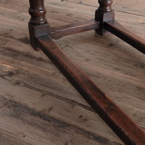 MID 19TH CENTURY OAK REFECTORY TABLE - ADDITIONAL PHOTO 7