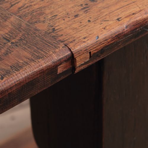 MID 19TH CENTURY OAK REFECTORY TABLE - ADDITIONAL PHOTO 9